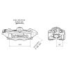 Etrier de frein avant BREMBO M4 32mm 3