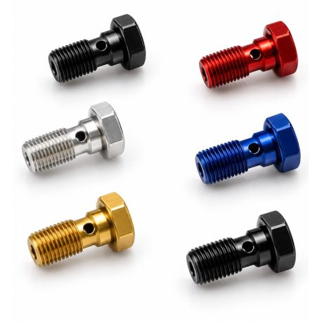 Vis Banjo simple SPEEDBRAKES pour durite de frein moto
