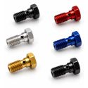 Vis Banjo simple SPEEDBRAKES pour durite de frein moto