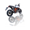 Echappement ixil hyperlow BLACK KTM 690 DUKE 2012-2016 0