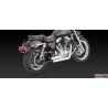 Echappement VANCE & HINES STAGGERED court HARLEY DAVIDSON XL SPORSTER 1999-2003 0
