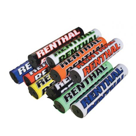 MOUSSES DE GUIDON RENTHAL BLANC-ROUGE