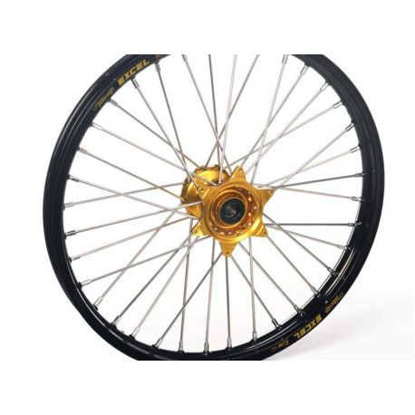 Jante HAAN WHEELS mx enduro moto GASGAS MC-EC toutes cylindrées 2004-2015 avant moyeu or