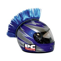 Crête de casque bleu