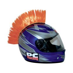 Crête de casque orange