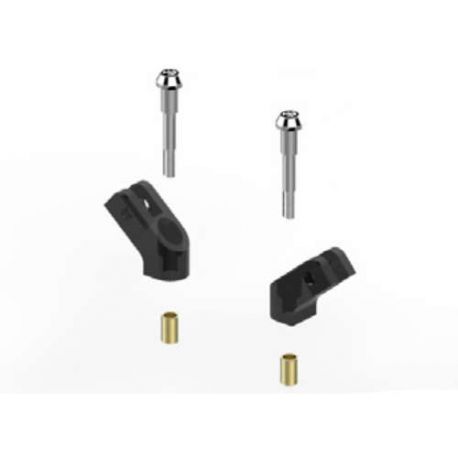 Kit visserie LIGHTECH pour montage des rétroviseurs 878000101 et 878000103 YAMAHA X-MAX 400 2013-2016 T-MAX 2003-