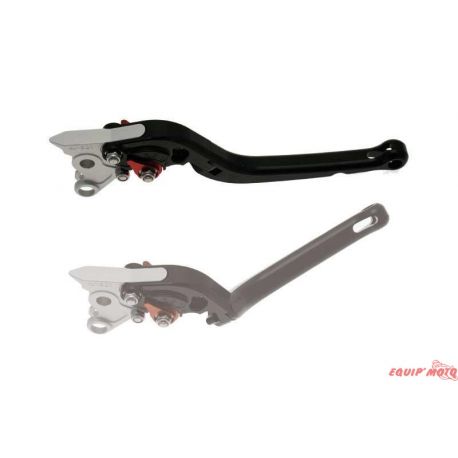 Levier de frein anodisé repliable droit Noir scooter YAMAHA 500 T-MAX 530 T-MAX