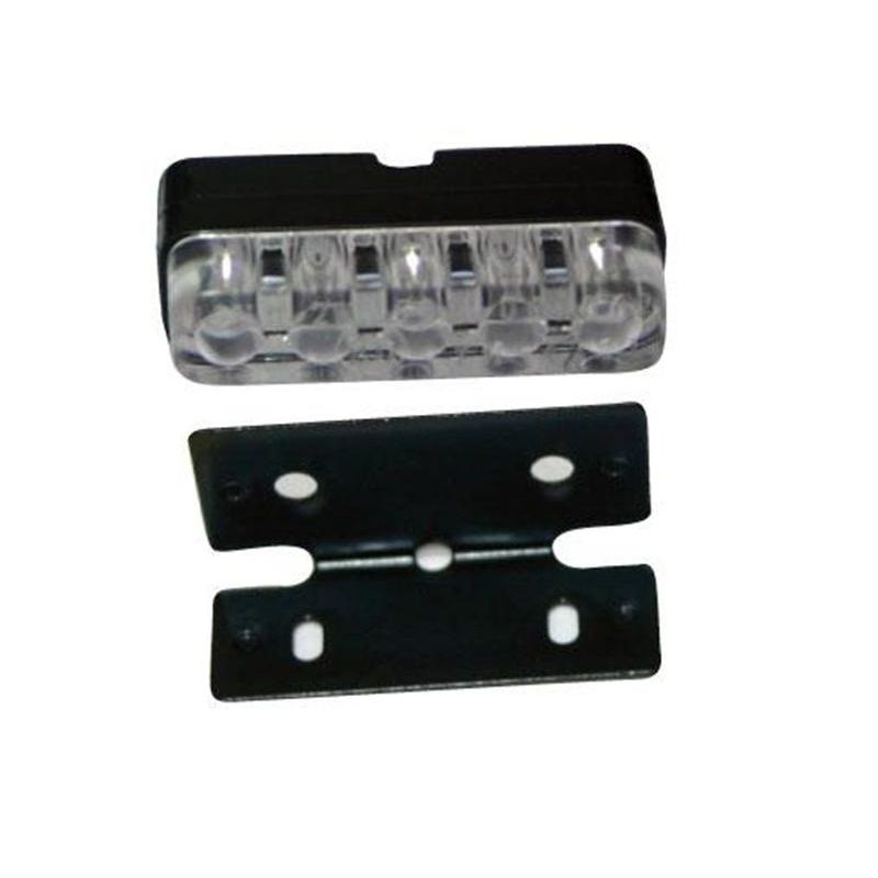 YeenGreen Support de Plaque dimmatriculation pour Moto Support de Plaque dimmatriculation Universel Support avec Lumière LED Réglable Permis de Moto Cadre Réglable 