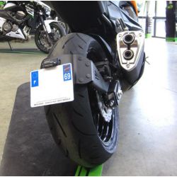 Support de plaque déporté ACCES DESIGN KAWASAKI Z750 Z750R 2007-2012 Z800 Z800E 2013-2016