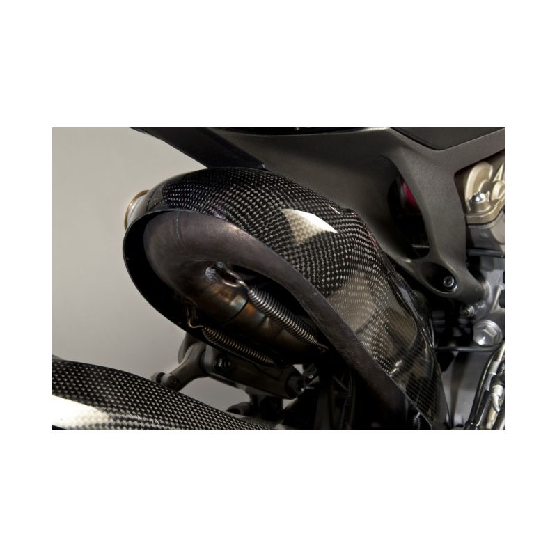 PARE CHALEUR CARBONE DE TUBE ECHAPPEMENT DUCATI DIAVEL 1260