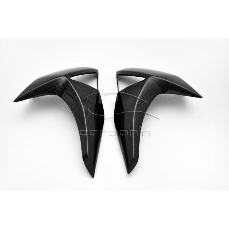 Paire d'ecopes de radiateur carbone KAWASAKI Z1000 2007-2009