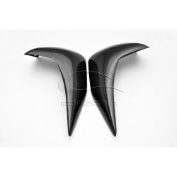 Paire d'ecopes de radiateur carbone KAWASAKI Z750 2007-2008