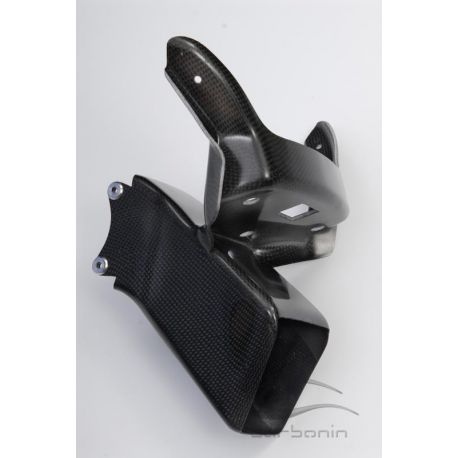 Entrée d'air racing avec support intrumentation carbone YAMAHA YZF-R6 2008-2016