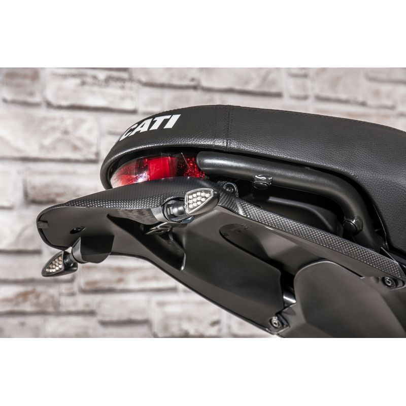 Garde-boue Arrière Pour Ducati Scrambler 800 Et 400 - En Aluminium Noir, Protection Contre Les éclaboussures
