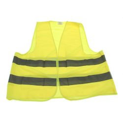 Gilet Réflechissant Jaune norme CE moto