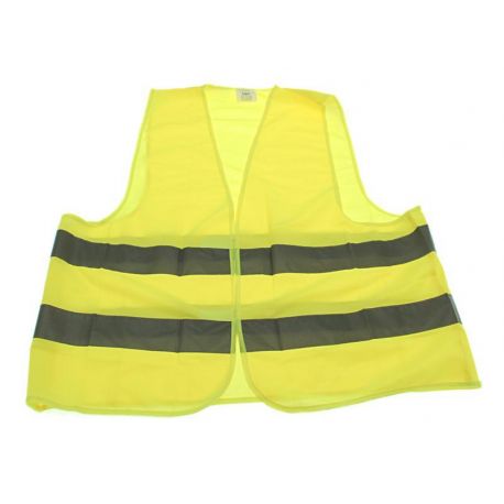Gilet Réflechissant Jaune norme CE moto