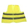 Gilet Réflechissant Jaune norme CE moto 0