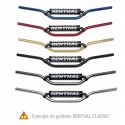 Guidon Ø22,2mm avec barre RENTHAL Classic Enduro mousse noire