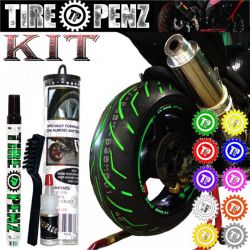 KIT COMPLET peinture deco pneus TIRE PENZ