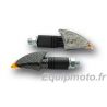 Clignotants moto Blade à Led look carbone 0
