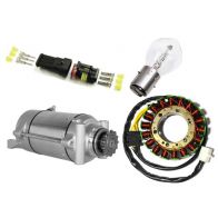 Éclairage moto et Électricité